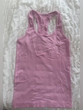 Lululemon Pink Racerback Workout Tank
